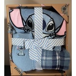 Stitch pizsama szett ajándék zoknival, díszdobozban 
