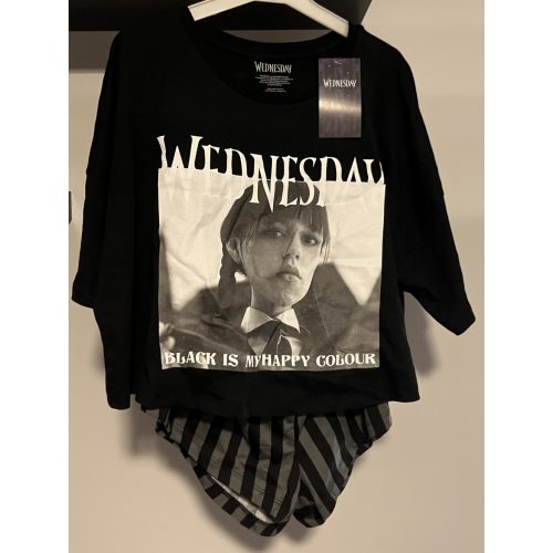 Wednesday Addams pizsama szett 