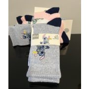Stitch 3 darabos zokni szett
