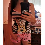 Minnie Mouse rövidnadrágos pizsama