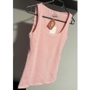 Kikiriki kerek nyakú basic trikó rózsaszín színben